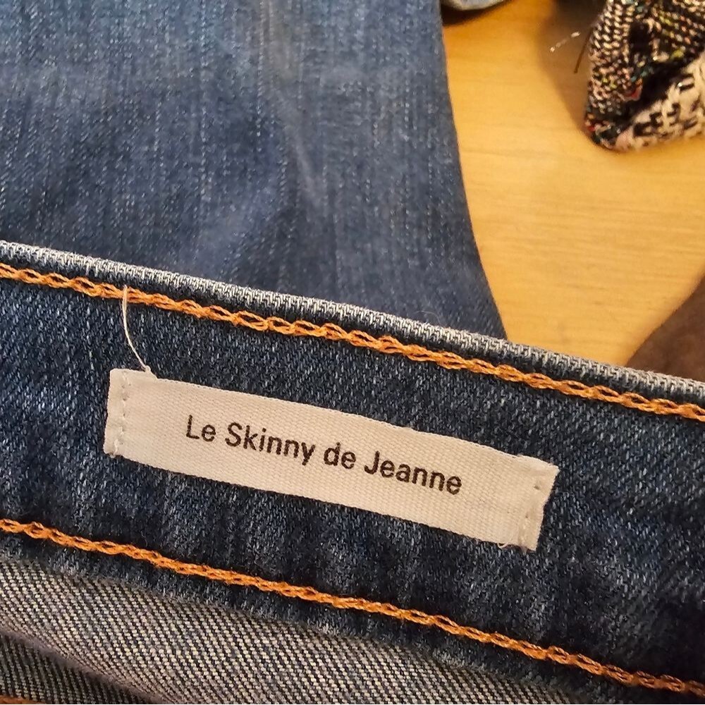 Frame Jeans Size 31 (Size 8) Denim Women's Skinny Denim- Dark Blue - Picture 7 of 8